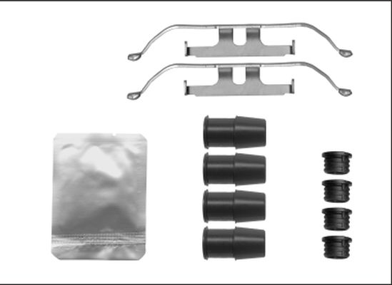 HELLA PAGID Piederumu komplekts, Bremžu suports 8DZ 355 205-631